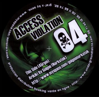 Access Violation 04 RP - vinyle hardtek