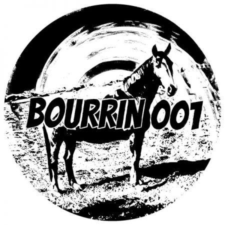 Bourrin 001 White Label Color - vinyle tribecore