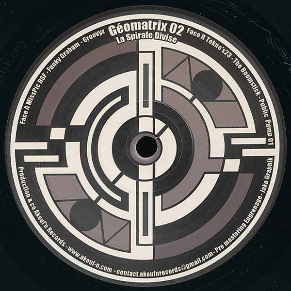 Géomatrix 02 RP - vinyle techno